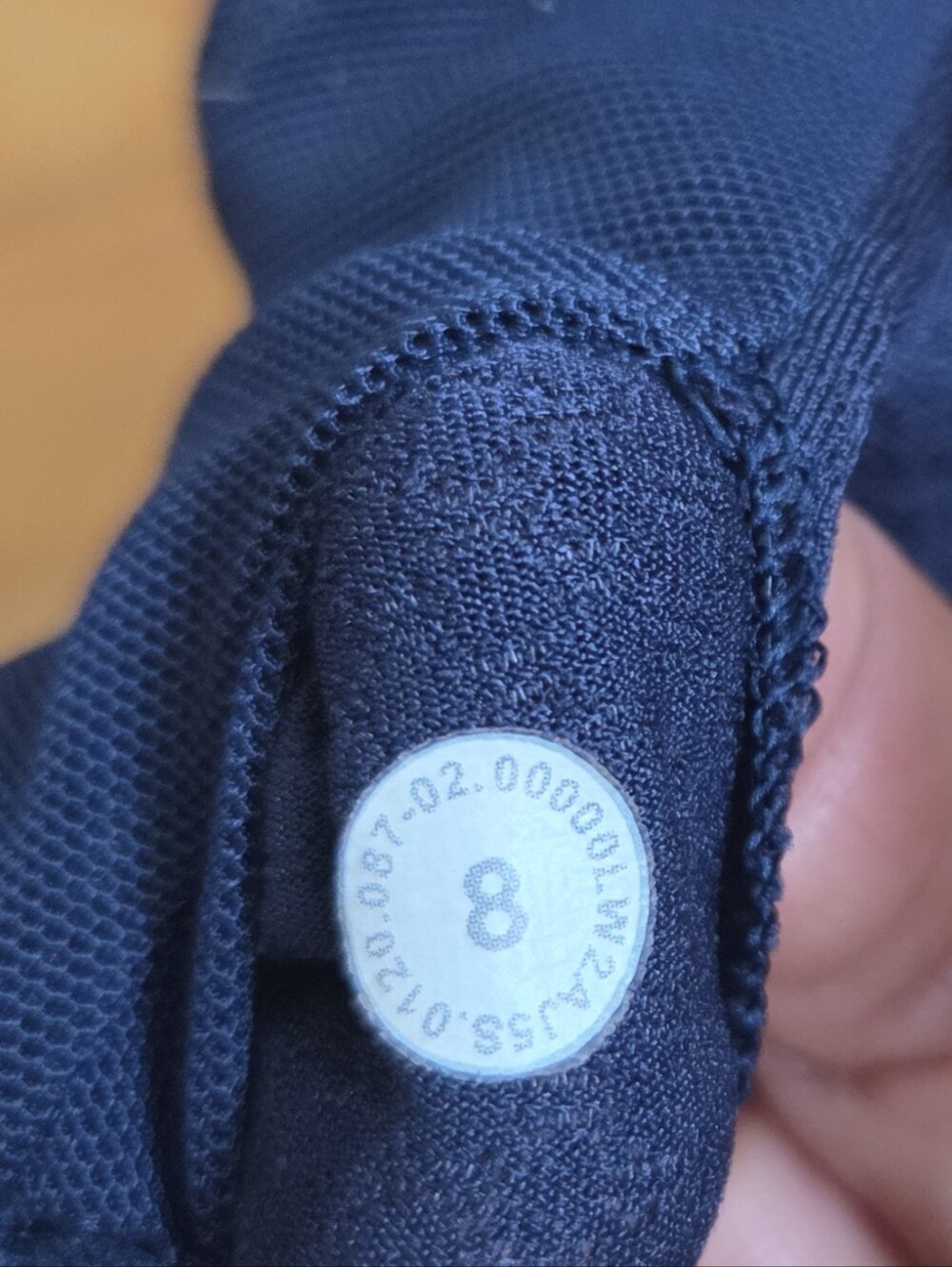Lululemon Free to Be Serene Bra Size 8 Navy Blue Pink Strappy Criss Cross Back - Picture 7 of 8